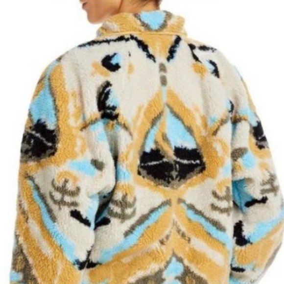 Hit The Slopes Printed Fleece Jacket Small - Picture 2 of 5